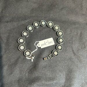 Park Lane Focus bracelet Black and Silver Radiant Link Bracelet